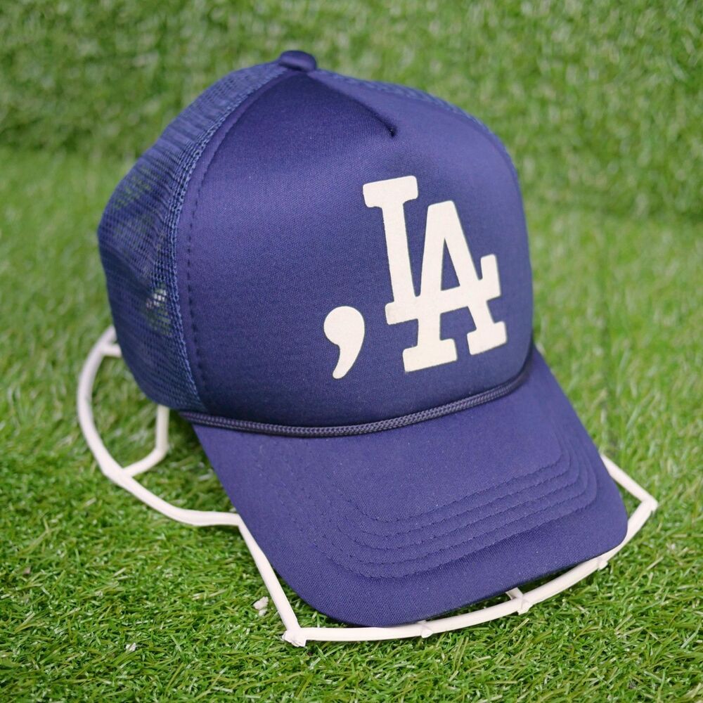 Uplifters LA Dodgers Trucker Hat Navy Blue Snapback - Size OSFA